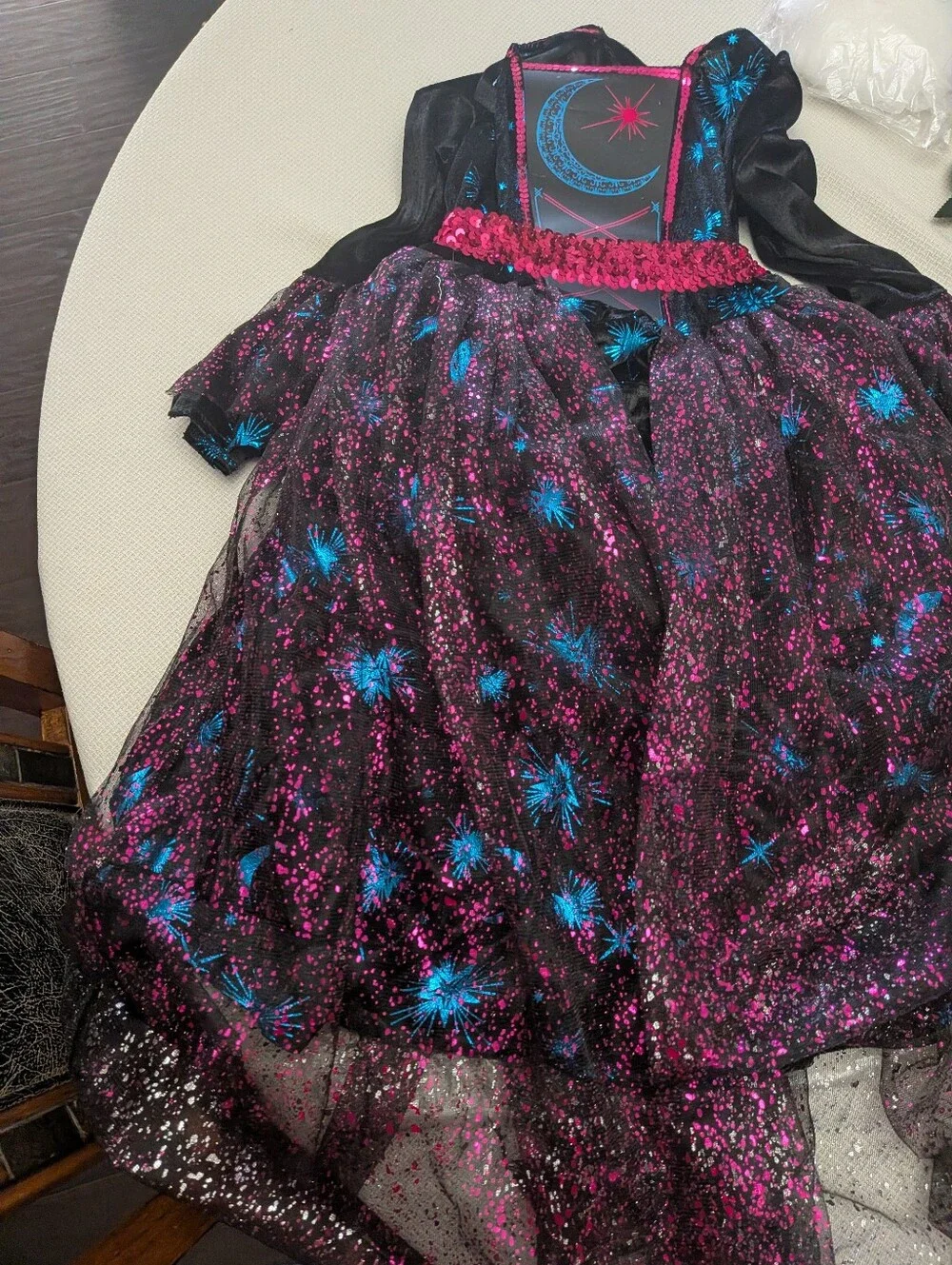 Girls Light Up Deluxe Moonlight Witch Costume (S(4-6)